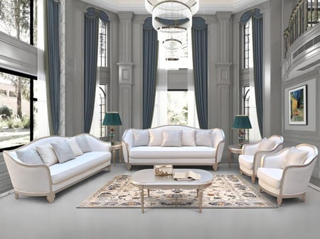 طقم كنب نيو كلاسيك