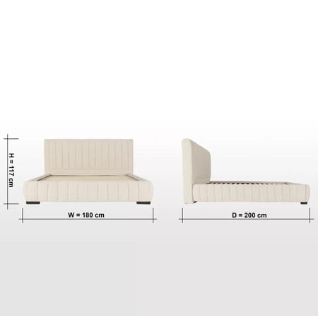 سرير كينج - 180x200 سم