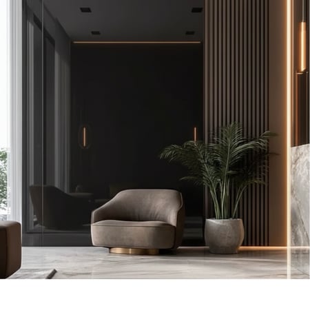 بديل رخام اسود سادة 105