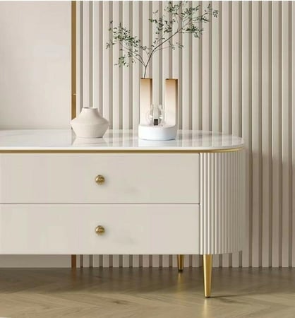 طاولة تلفزيون خشبية - 200x46x40 سم