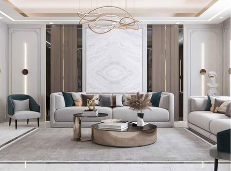 تصميم مجلس 5 م * 7 م او اقل