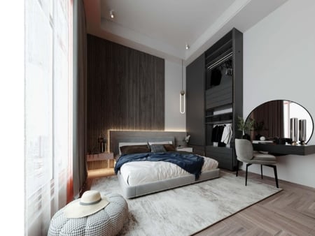 تصميم غرفة نوم 5م * 6م او أقل