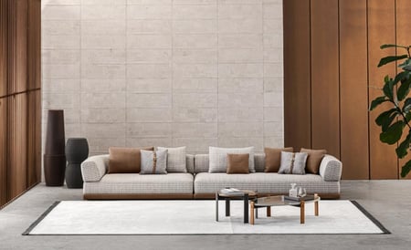 طقم "ميديتيرا" – تصميم أوروبي بتفاصيل جلدية فاخرة