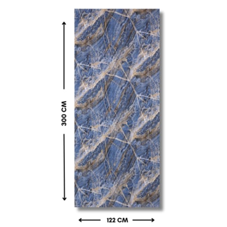 بديل رخام عروق ازرق وبني 8827