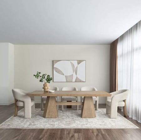 طقم سفرة 8 مقاعد مودرن