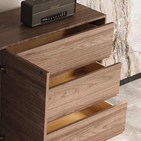 بوفيه خشبي مودرن 3 أدراج