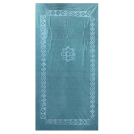 سجادة صلاة استخدام متعدد لون اخضر فاتح multi-use prayer rug, light green color 1 piece