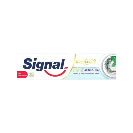 سيجنال معجون أسنان  75 مل المتكامل 8 بالأعشاب   signal complete 8 baking soda toothpaste - 75 ml