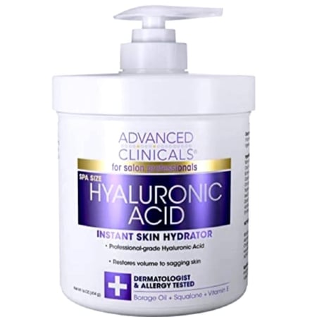 كريم حمض الهيالورونيك , أدفانسد كلينيكالز , مرطب فوري , كريم تجاعيد