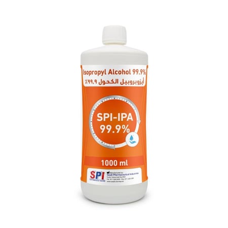 كحول 1 لتر أيزوبروبيل spi تركيز 99.9% isopropyl alchol 1 l spi 99,9