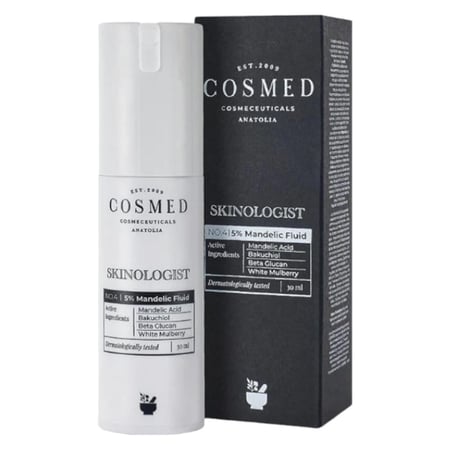 كريم جل كوزميد سكينولوجيست 5% سائل مانديليك 30 مل cosmed skinologist mandelic fluid 30ml