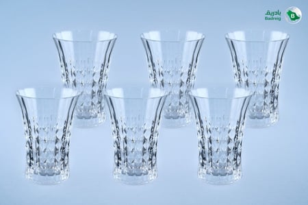 كاسات كرستال ليدي ديموند 6 حبة CL36