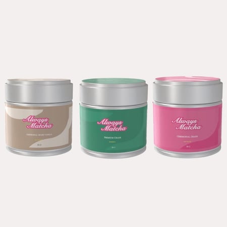 ماتشا باودر ثلاث انواع