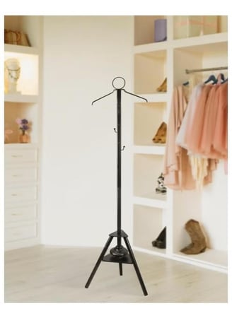 مبخرة ملابس مع شماعة مزوده بخطافات جانبيه لتعليق الملابس