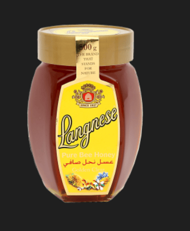 عسل نحل طبيعي وسط 500جم