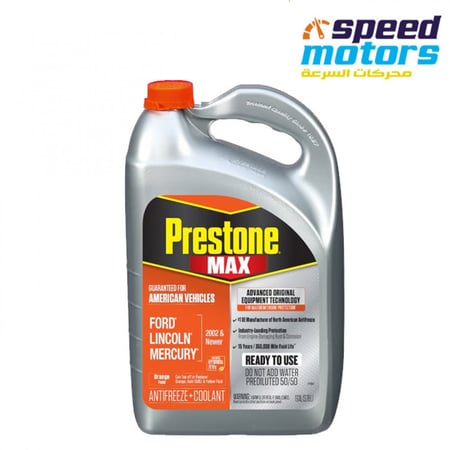 ماء رديتر برستون Prestone 50/50 AF6800 برتقالي 3.78L
