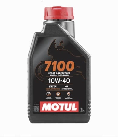 موتول زيت دراجات نارية  7100  10W40 4T تخليقي بالكامل 1لتر MOTUL