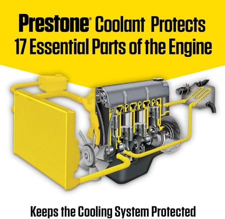 ماء برستون اخضر Prestone 50/50 Extended Life Prediluted AF2100 Antifreeze/Coolant