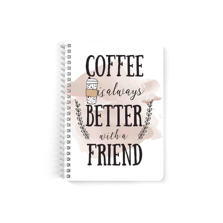 دفتر  سلك A5 ورق مسطر 60  ورقة