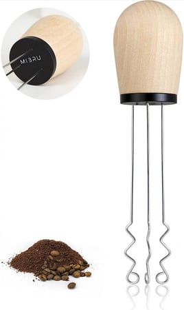 توزيع وتسوية مسحوق القهوة الاحترافية من النوع التكتل