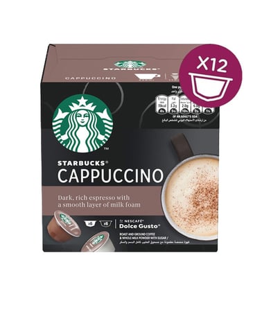 ستاربكس كبسولات دولشي غوستو كابتشينو STARBUCKS CAPPUCCINO