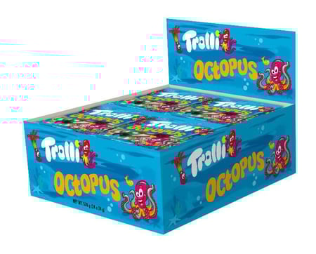 TROLLI OCTOPUS 24GX24 / ترولي حلوي اخطبوط علبه 24غ*24