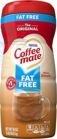 COFFEE MATE FAT FREE 453.5G / نستلة كوفي ميت امريكي 453.5غ