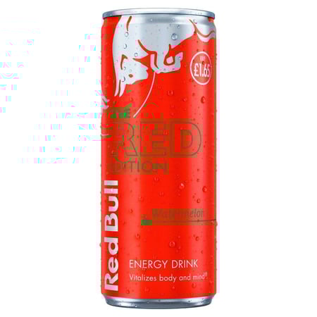 REDBULL SUMMER WATERMELON 250ML / ريد بول علب بنكهة بطيخ الصيف 250مل