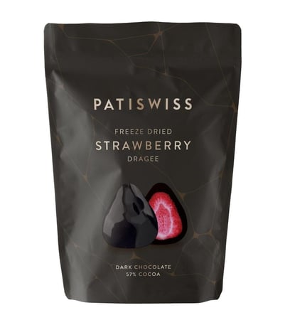 PATISWISS DARK CHOCOLATE STRAWBERRY 80G / باتيسويس فراولة بشوكولاتة داكنة 80غ