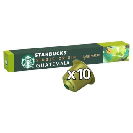 STARBUCKS NESPRESSO  GUATEMALA MEDIUM ROAST 57G / ستاربكس نيسبريسو  جواتيمالا روست 57غ