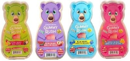 GUMMY RUSH BLUE RASPBERRY 160G / جامي راش جيلي توت ازرق 160غ