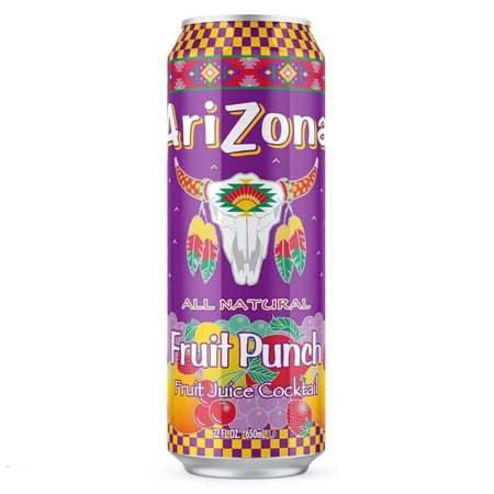 ARIZONA FRUIT PUNCH USA 650ML / أريزونا مشروب الشاي المثلج بنكهة الفواكه المشكّلة أمريكي 650مل