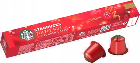STARBUCKS NESPRESSO TOFFEE NUT LATTE 51G / ستاربكس نيسبريسو توفي نت لاتيه 51غ