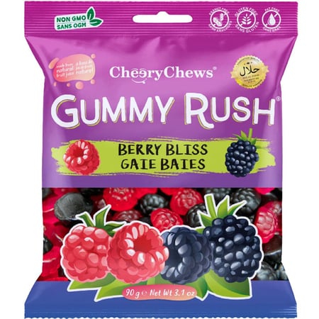 GUMMY RUSH BERRY BLISS 90G / جامى راش كاندي بالتوت 90غ