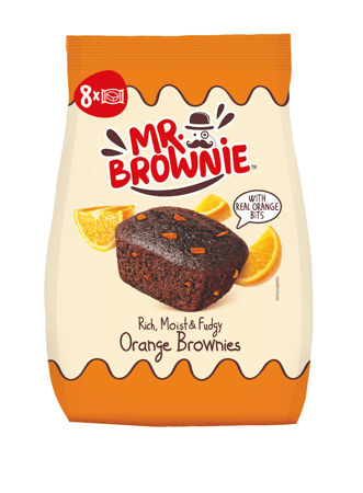 MR-BROWNIE CHOCOLATE BROWNIES WITH ORANGE 200G / مستر براوني براونيز بالبرتقال 200غ