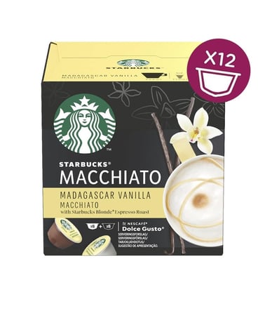 ستاربكس كبسولات دولشي قوستو دولشي ماكياتو مادغشقر فانيليا