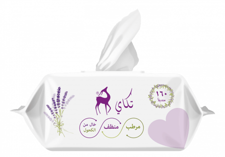 تكاي - مناديل مبللة بالافندر