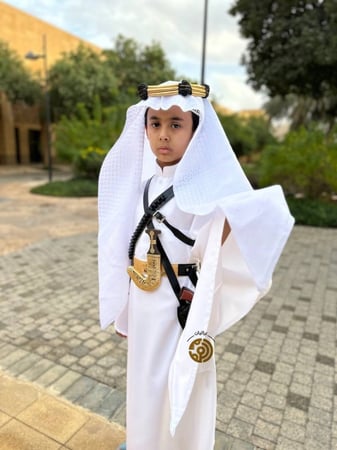 ثوب اطفال سعودي ( مرودن )