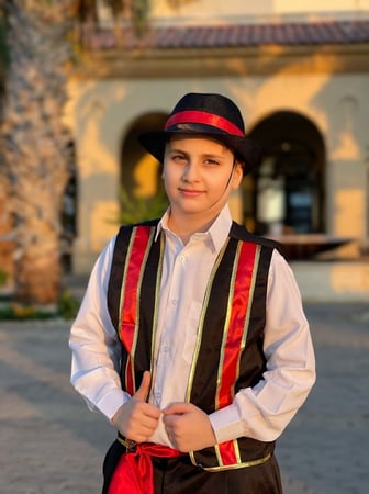 زي اسباني للاطفال ولادي