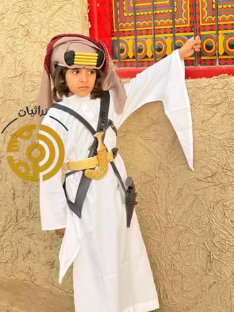 ثوب اطفال سعودي ( مرودن )