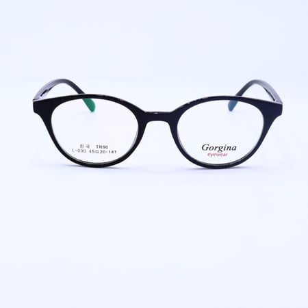 نظارة طبية اطفال بإطار أسود كلاسيكي من Gorgina