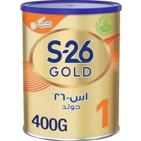 إس - 26 حليب اطفال جولد المرحلة (1)  - 400 جم