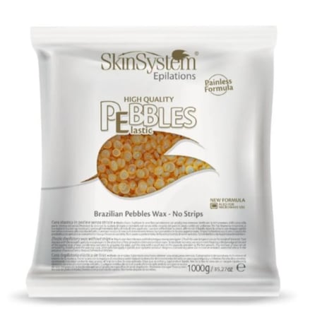 حبيبات الشمع عسلي لإزالة الشعر من سكين سيستم , 1000 جرام