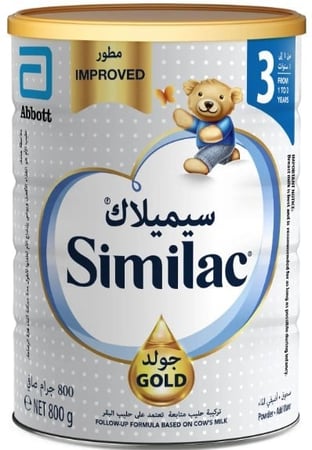 سيميلاك جولد حليب اطفال 3 - 800 جم