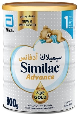 سيميلاك جولد حليب اطفال 1 - 800 جم