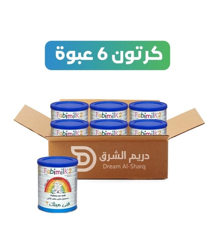 كرتون - فبي ميلك (2) 1700 جرام - 6 عبوة