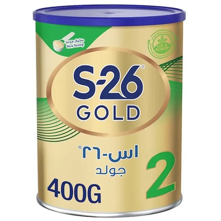 إس - 26 حليب اطفال جولد المرحلة (2) - 400 جم