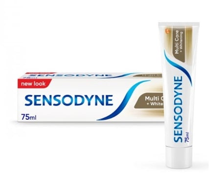 معجون اسنان عناية متعددة + تبييض الأسنان من سنسوداين 75مل