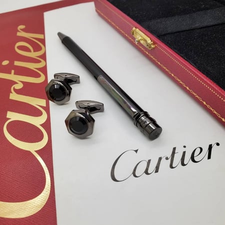 قلم كارتير سانتوس نحيف مع كبك