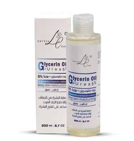 كريستال اند كير زيت جلسرين + يوريا 5% ترطيب عميق- 200 مل